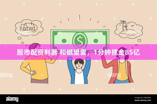 股市配资利器 和樾望雲，1分钟揽金85亿